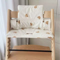 Waterproof Cartoon Baby High Chair Cushion (Bear)
