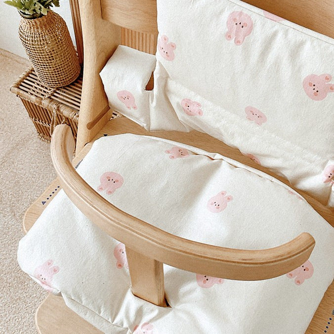 Waterproof Cartoon Baby High Chair Cushion (rabbit)